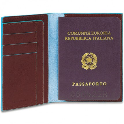Обложка для паспорта Piquadro Blue Square  PP1660B2/MO